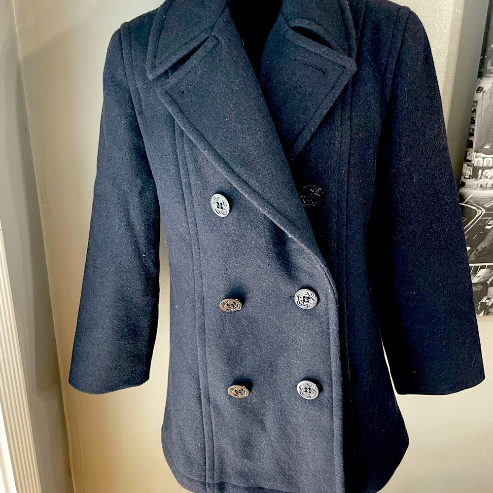 Navy Peacoat 80% wool